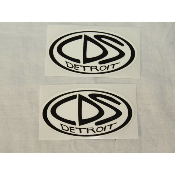 CDS Detroit Grind Plates Vintage Inline Aggressive Rollerblade Logo Sticker - Picture 1 of 3